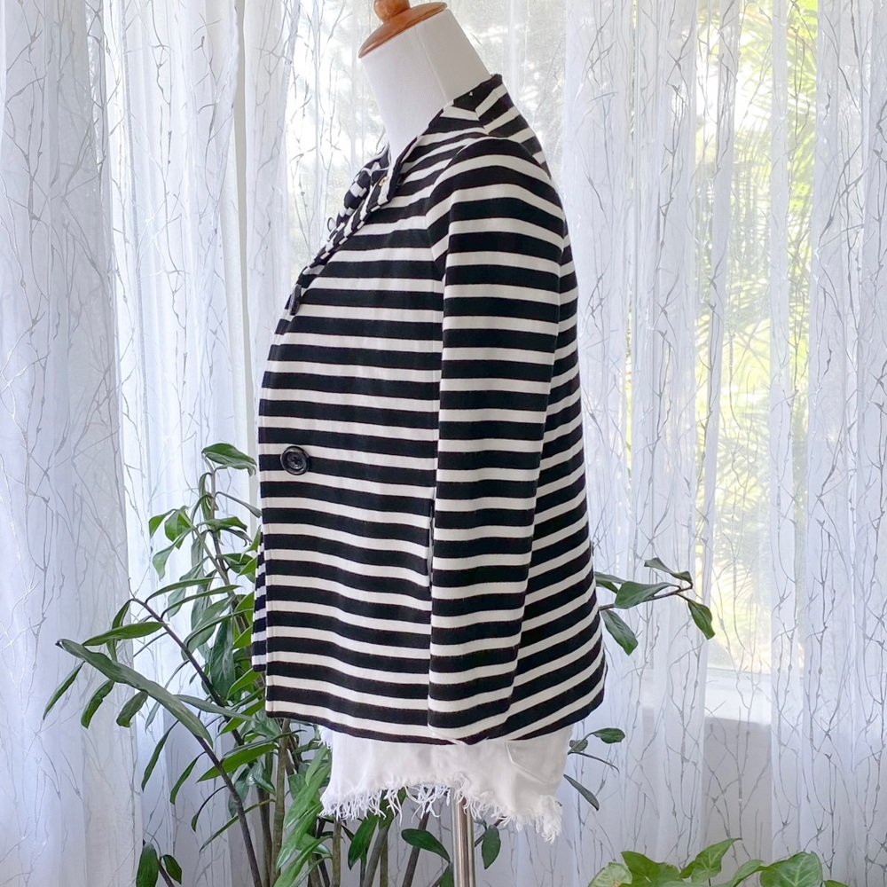 Kate Spade - Girls Striped Swing Jacket - Picture 3 of 6